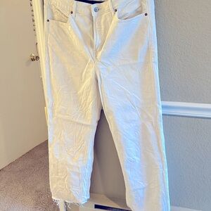 Old Navy. Distressed edges. Straight out of the wash. Worn once. Cream/Off white